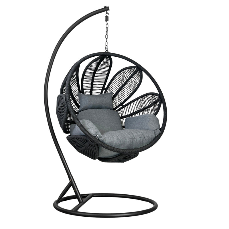 Bracken Outdoors Athens Rope Hanging Egg Chair - Image 7