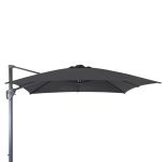 Alexander Rose 3m x 3m Cantilever Square Parasol - Charcoal