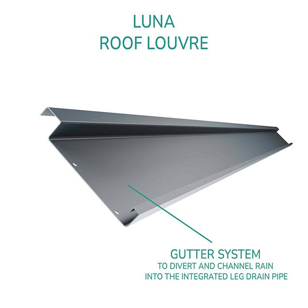 Bracken Outdoors Luna 3m x 4m Anthracite Grey Metal Rectangular Garden Pergola - Image 4